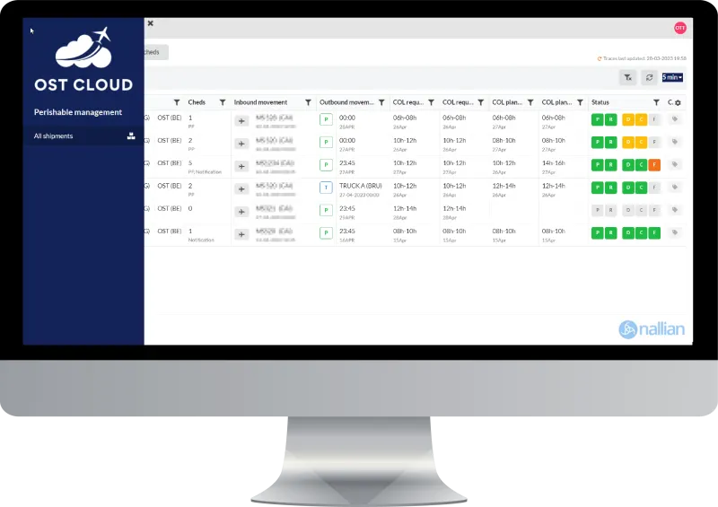 Ostend-Bruges International Airport launches Nallian’s Inspection Management app to streamline the import process of perishables