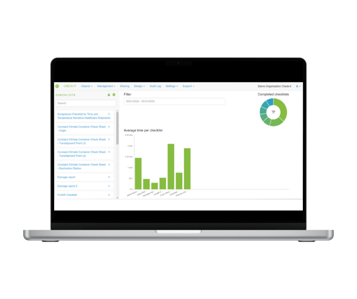invoicing, reporting and analysis in cargo acceptance